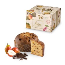 Panetone de chocolate com pera Loison