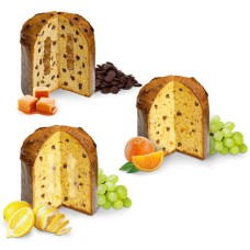 Conjunto com 3 panetones Loison (clássico, caramelo com manteiga salgada e limão)