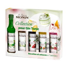 Kit Gin Tônica - 5 xaropes em miniatura - Monin