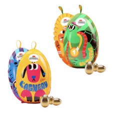 Os 2 ovos de metal com dupla decoração - Le Chocolat des Francais