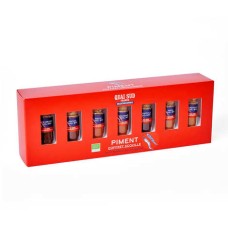 Caixa Scoville com 7 pimentas orgânicas de todo o mundo.