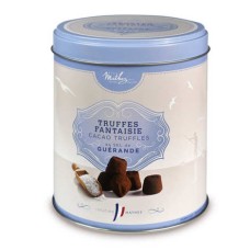 Trufas de Chocolate com Sal Guerande - Caixa Metálica