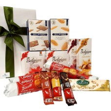 Delicioso pacote de presente belga para desfrutar.