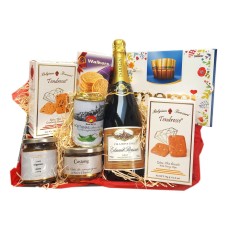 Champanhe com deliciosos sabores doces e salgados