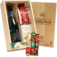 Cerveja belga de primeira qualidade com guloseimas belgas de brinde.