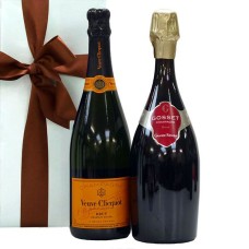 Gosset Grande Reserve e Veuve Clicquot como presentes