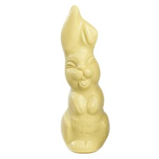 Lebre Risonha de Chocolate Branco Callebaut 26 cm