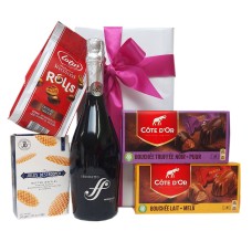 Pacote de presente belga com bolhas italianas