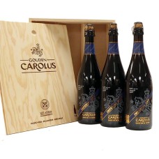 Trio de cervejas belgas de luxo Imperial Dark