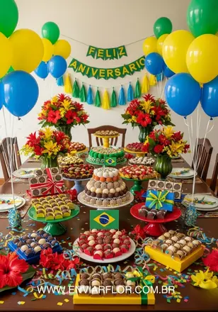 Configuração de entrega de chocolate de aniversário com flores online e balões, compre colocação de celebração