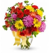 Buquê de flores coloridas para o Dia dos Pais