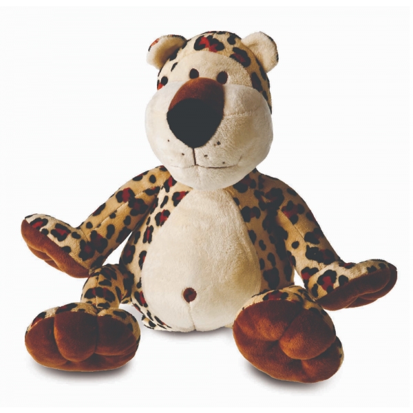 Jaguar de pelúcia 45 cm - Safari G Marrom