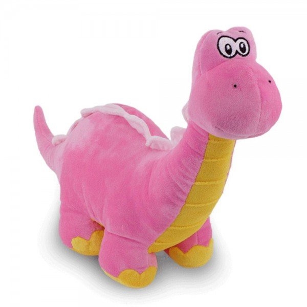 Dinossauro de Pelúcia 30 cm - Bebê Dinossauro Rosa