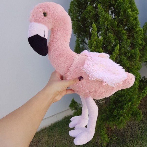 Flamingo de pelúcia de 45 cm - Rosa