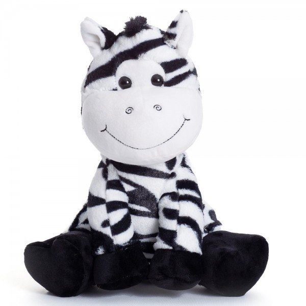Pelúcia de zebra de 25 cm - Decoração para quarto de bebê