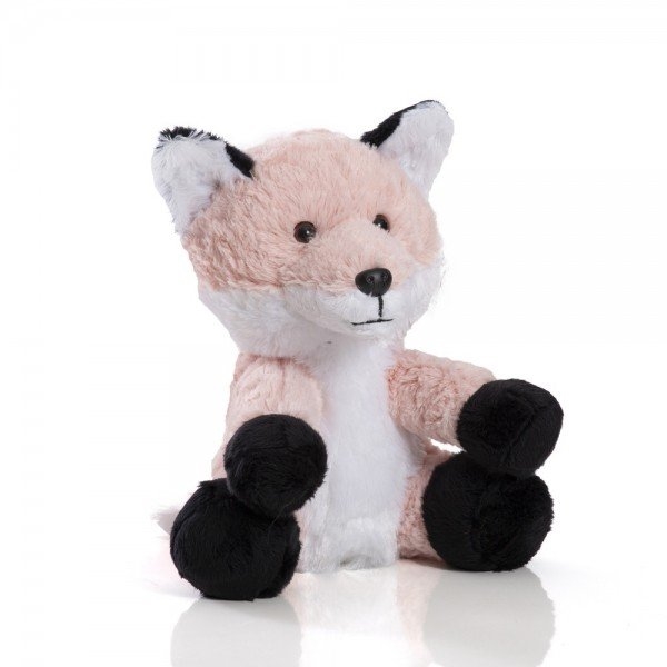 Raposa de Pelúcia 25 cm - Tamanho M para Decoração de Quarto de Bebê Rosa