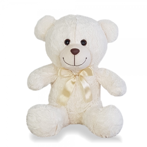 Urso de pelúcia de 30 cm - Niche G - Decoração para quarto de bebê cor pêssego
