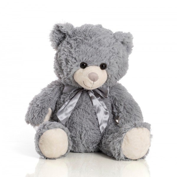 Urso de Pelúcia 37 cm - Cinza Hector
