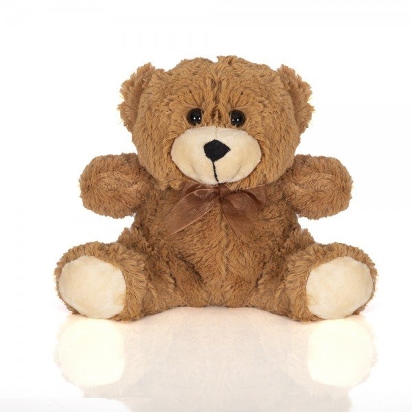 Urso de pelúcia de 18 cm sentado, Michel Brown
