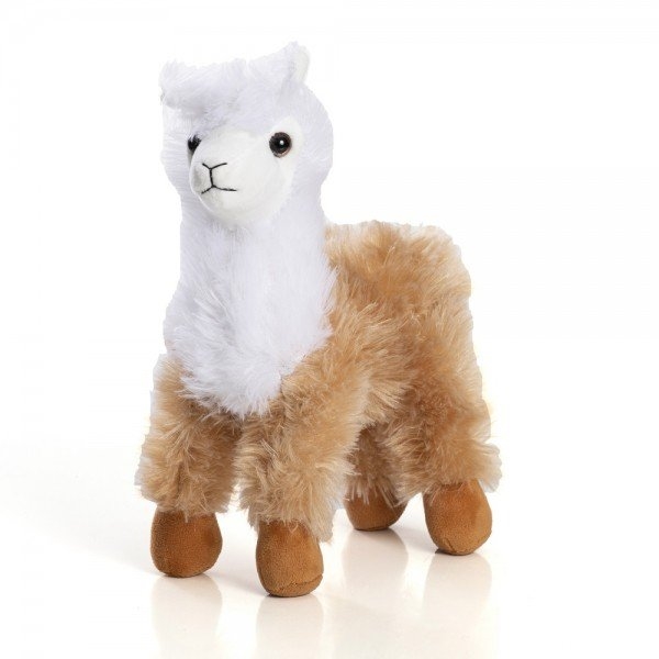 Lhama de pelúcia 28 cm Mika marrom