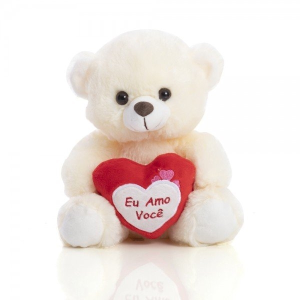 Urso de pelúcia de 21 cm sentado Sweetie Pearl