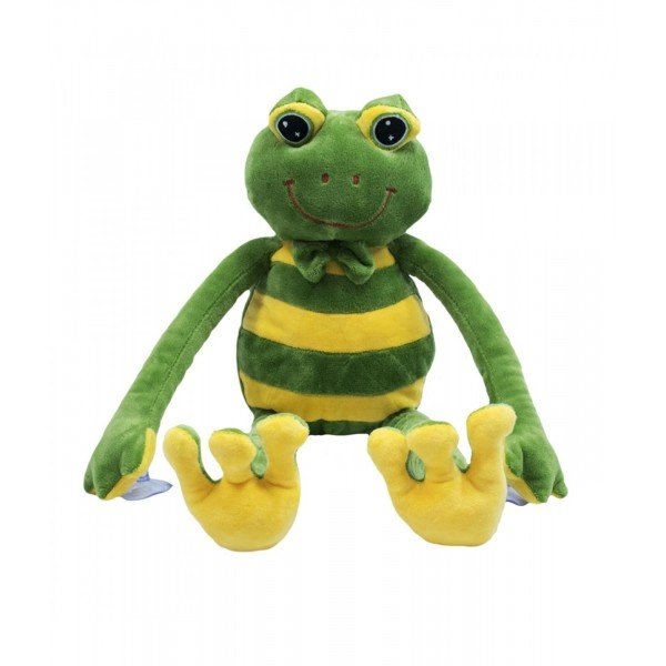 Sapo de pelúcia Ygor de 42 cm com ventosa verde