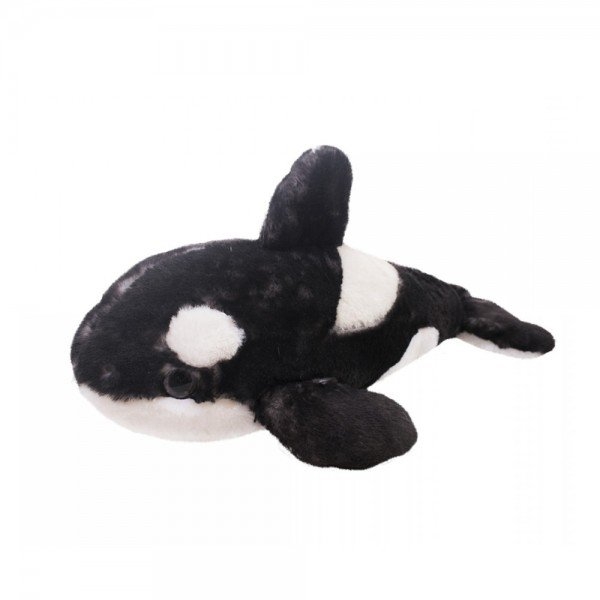 Baleia de Pelúcia de 40 cm - Orca Negra Pack Ice