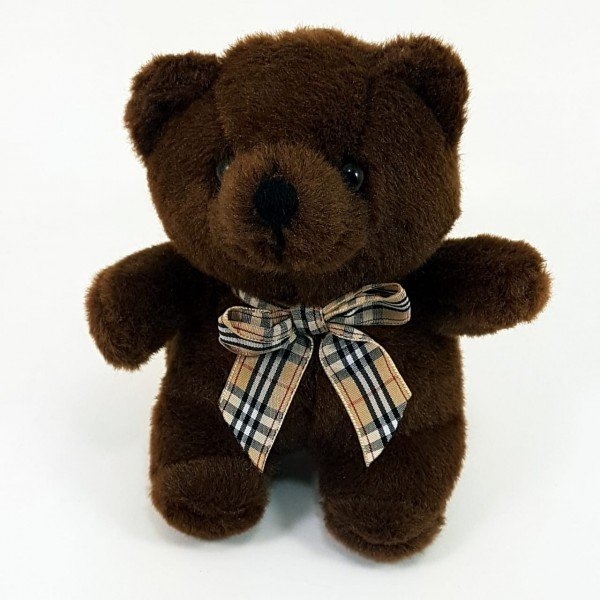 Chaveiro de Urso de Pelúcia de 16 cm - Urso Touby Avelã