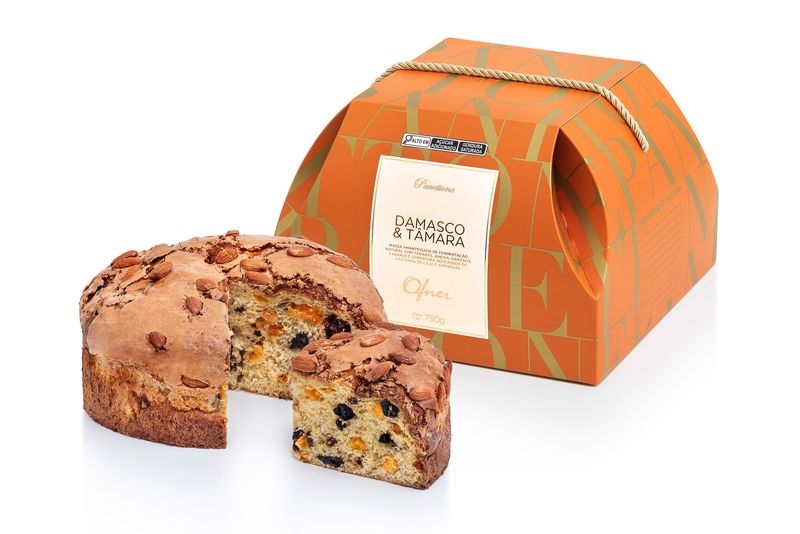 PANETTONE DAMASCO E TÂMARA PREMIUM 750G