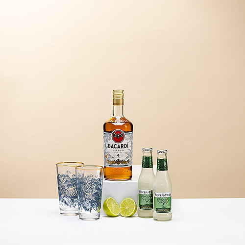 Caixa de presente Bacardi Dark & Stormy