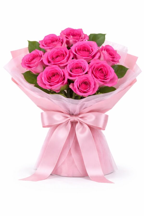 12 Rosas Cor-de-Rosa