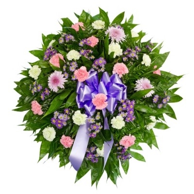 Coroa de flores fúnebres da Gloriosa Graça