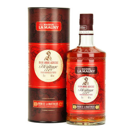 La Mauny Heritage 1749 - Rum âmbar - 40%
