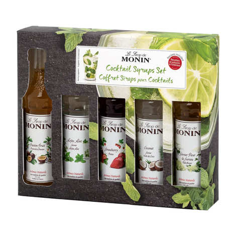 Conjunto de coquetéis - 5 xaropes - Monin