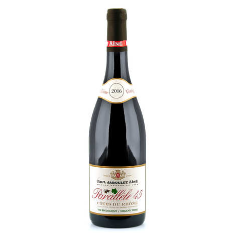 Vinho tinto orgânico C'tes du Rh'ne Parallle 45