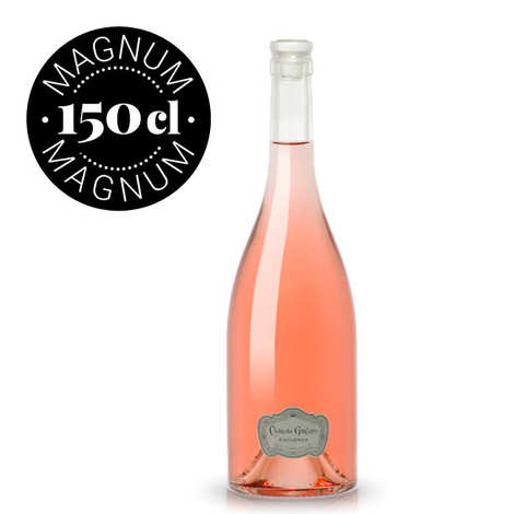 Vinho rosé Château Grzan Expression em garrafa Magnum