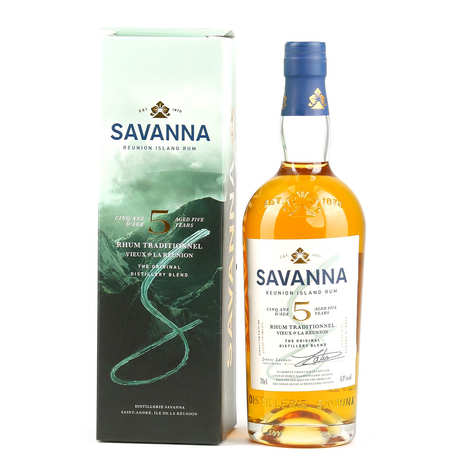 Rum Savanna tradicional, 5 anos - 43%.