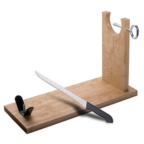 Suporte para presunto e faca Nature Pine