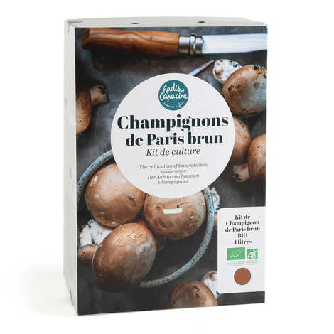Kit de Cultivo - Cogumelos Paris Marrons Orgânicos