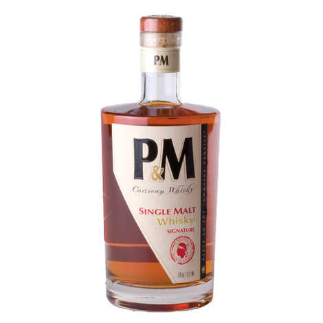 Whisky Single Malt Signature P&M da Córsega 42%