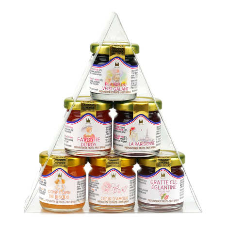 Conjunto de 6 mini geleias "de pegadinha" - Francis Miot