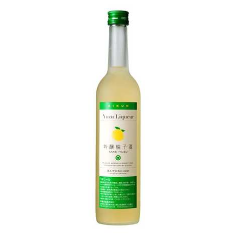 Licor de Yuzu feito com saquê Ginjo