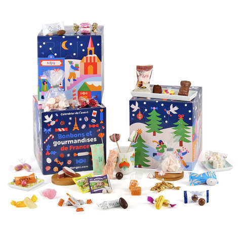 Calendário do Advento de Doces e Guloseimas da França (O calendário gourmet)