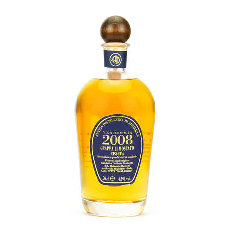 Grappa Riserva 2008 de Moscato - Eau de Vie italiana 42%
