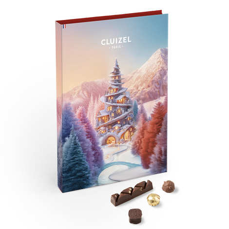 Calendário do Advento de Chocolates Cluizel - Magia de Inverno