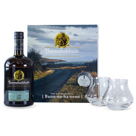 Conjunto de uísque Bunnahabhain Sti¹ireadair - 2 copos