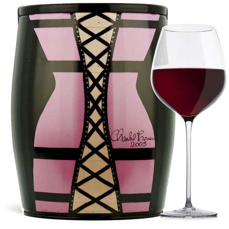 Puech Haut Le Benjamin em um Bib Art Vinho Tinto - Chantal Thomass