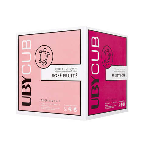 UBY CUB C'tes de Gascogne IGP Vinho Rosé - Bag in Box 5L