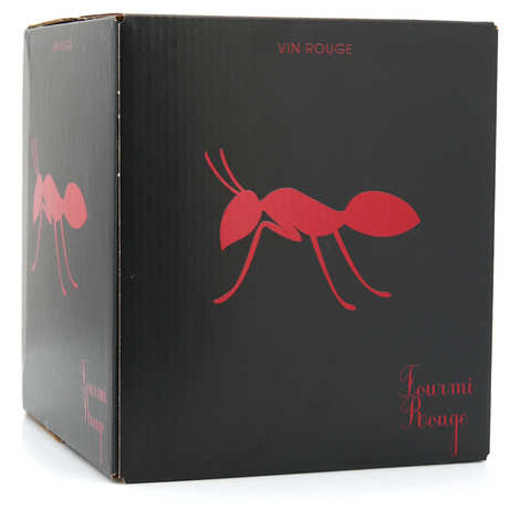 Fourmi Rouge - Vinho Tinto Lubron em Bag-in-Box de 3L