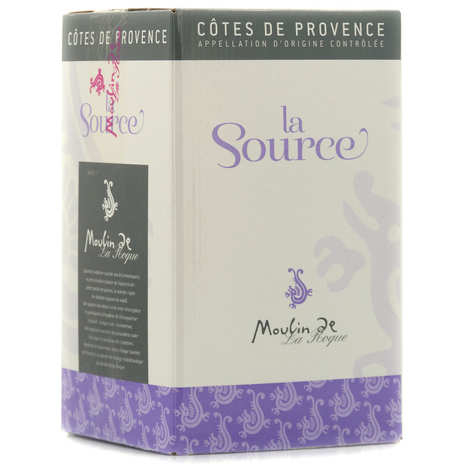 Moulin de la Roque La Source - Vinho rosé C´te de Provence em Bag in Box 5L
